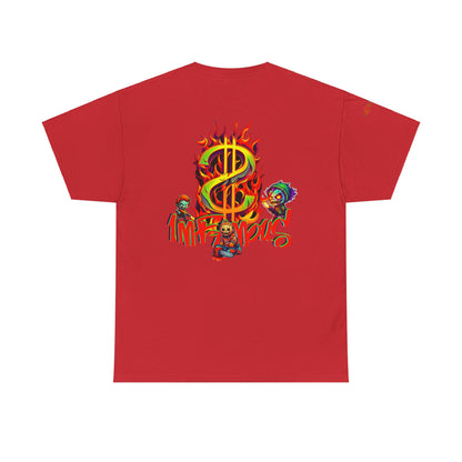Premium graphic T-shirt - Imfamous halloween logo Design