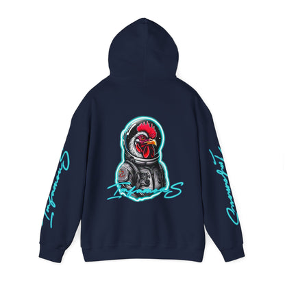 Hooded Sweatshirt - Imfamous Mr Madcock Spacecock Design
