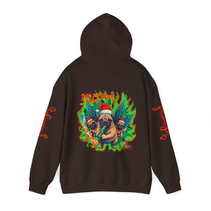 Premium hooded sweatshirt- Imfamous Pug Life