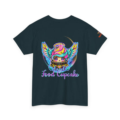 Unisex Heavy Cotton Tee - Imfamous Angel Food Cupcake Design #4