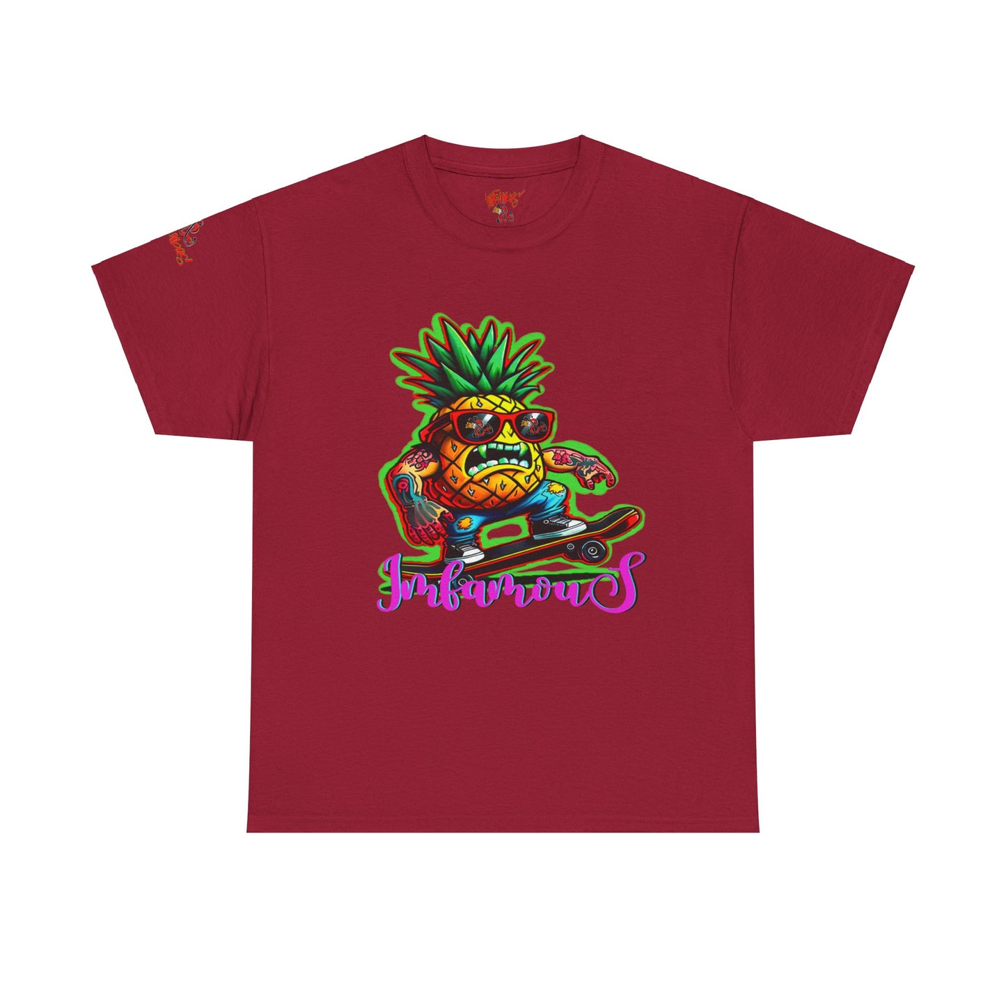Camiseta gráfica premium - Imfamous Pineapple skater