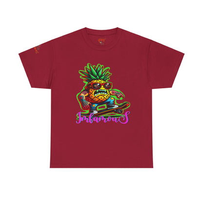 Camiseta gráfica premium - Imfamous Pineapple skater