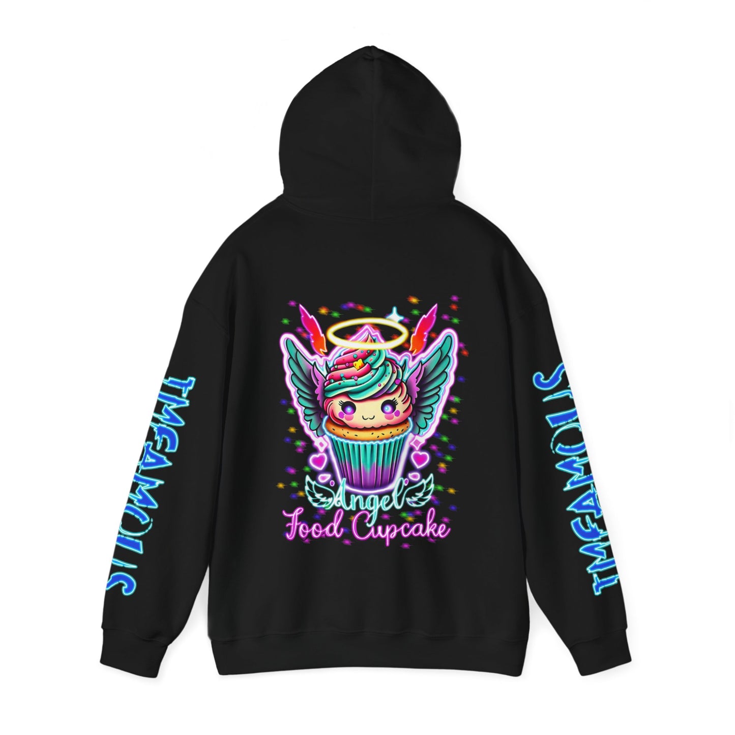 Imfamous Angel Food Cupcake #3 Hoodie, Cute Unisex Sweatshirt, Fun Graphic Pullover, Gift for Food Lovers, Cozy Fashion