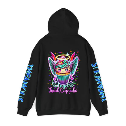 Imfamous Angel Food Cupcake #3 Hoodie, Cute Unisex Sweatshirt, Fun Graphic Pullover, Gift for Food Lovers, Cozy Fashion