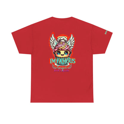 Camiseta de algodón con el famoso diseño de cupcakes Angel Food