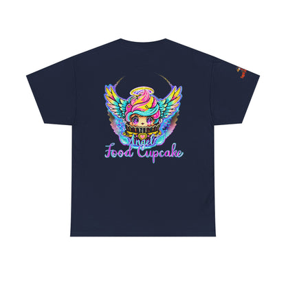Unisex Heavy Cotton Tee - Imfamous Angel Food Cupcake Design #4
