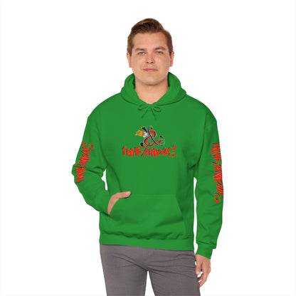 Sudadera con capucha con el famoso diseño de Bad Pussy Cat - Unisex