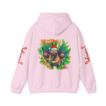 Premium hooded sweatshirt- Imfamous Pug Life