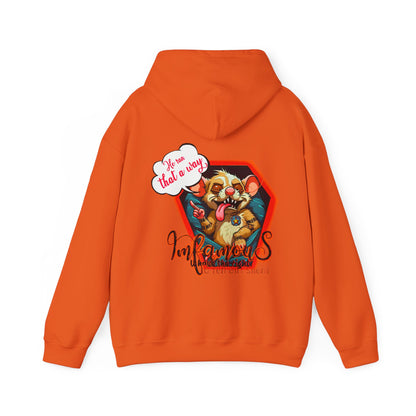 连帽运动衫 - Imfamous Dead Rat Design