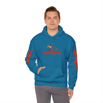 Sudadera con capucha con el famoso diseño de Bad Pussy Cat - Unisex