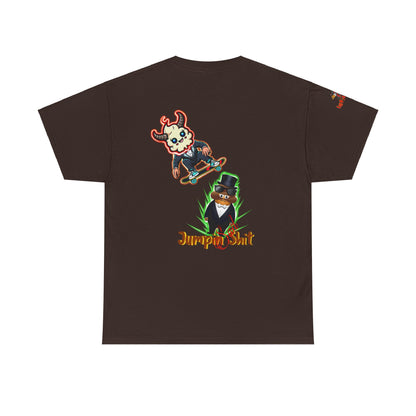 Imfamous jumpin Sad Shit premium graphic Tee - Imfamous Jumping Sad Shit Design