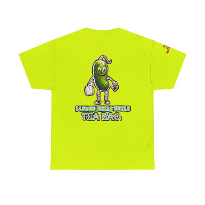 Premium Graphic T-shirt - Imfamous 3 Legged Pickle Tickle Tea Bag Design