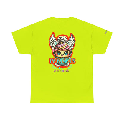 Camiseta de algodón con el famoso diseño de cupcakes Angel Food