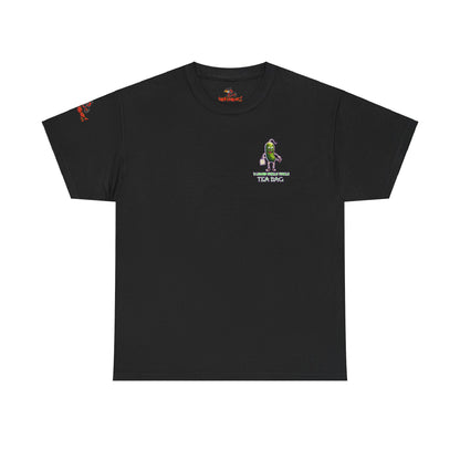Premium Graphic T-shirt - Imfamous 3 Legged Pickle Tickle Tea Bag Design