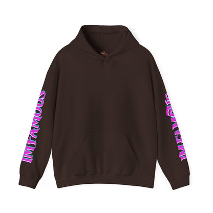 Premium Hooded Sweatshirt -cyclops being abducted by ufo