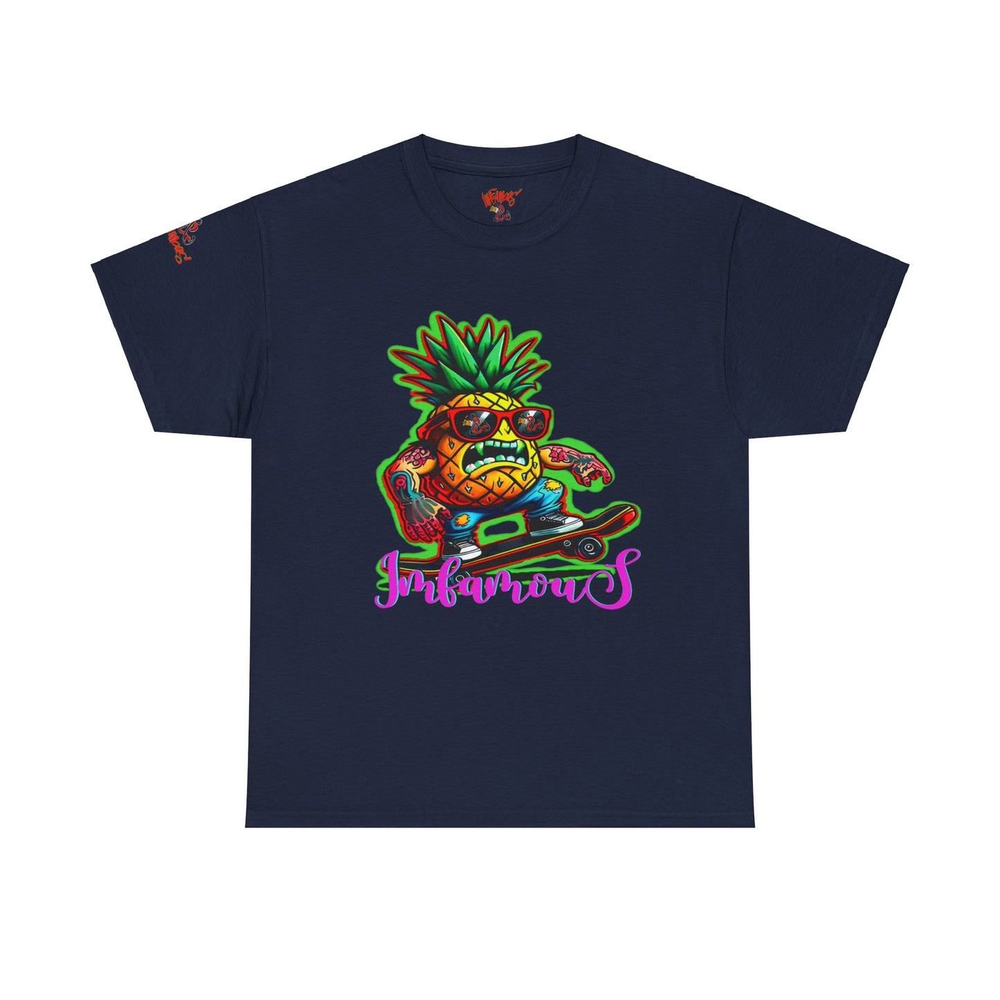 Camiseta gráfica premium - Imfamous Pineapple skater