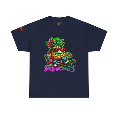 Camiseta gráfica premium - Imfamous Pineapple skater