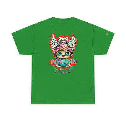 Camiseta de algodón con el famoso diseño de cupcakes Angel Food