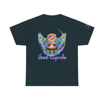 Unisex Heavy Cotton Tee - Imfamous Angel Food Cupcake Design #4