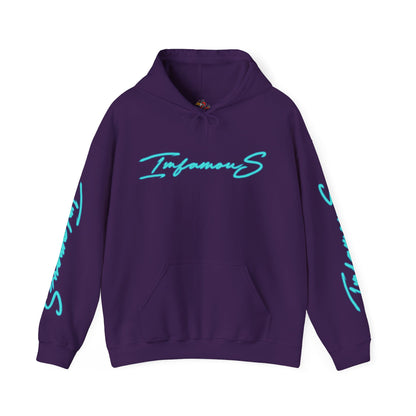 Premium Hooded Sweatshirt - Imfamous Golden Moose Knuckles Design