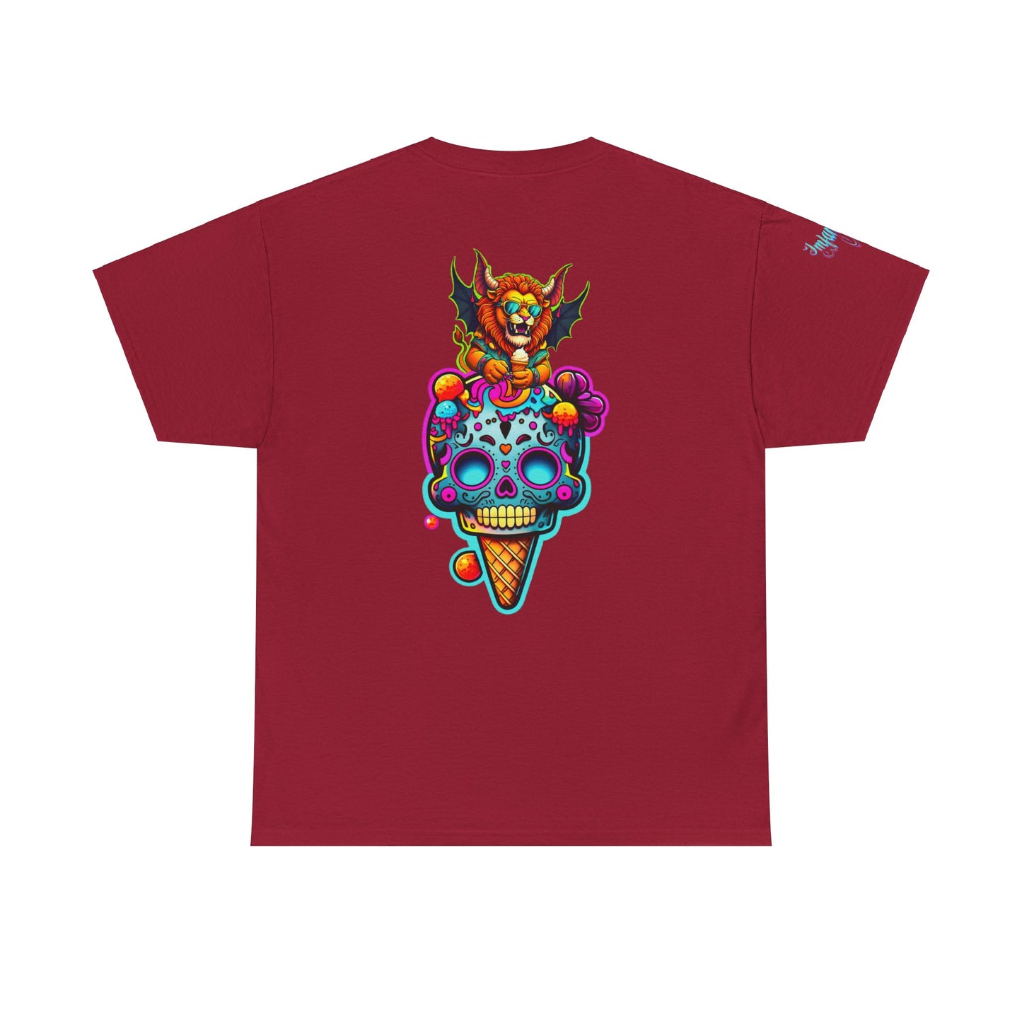 Premium Graphic T-shirt - Imfamous Leo I-scream Design