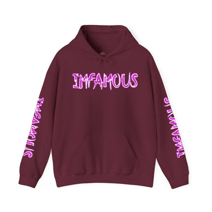 Premium Hooded Sweatshirt - Imfamous Ice Cream Psychedelic Mushroom Tip Design