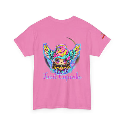 Unisex Heavy Cotton Tee - Imfamous Angel Food Cupcake Design #4