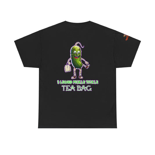 Premium Graphic T-shirt - Imfamous 3 Legged Pickle Tickle Tea Bag Design