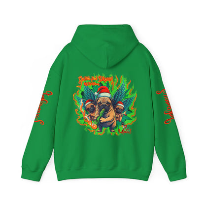 Premium hooded sweatshirt- Imfamous Pug Life