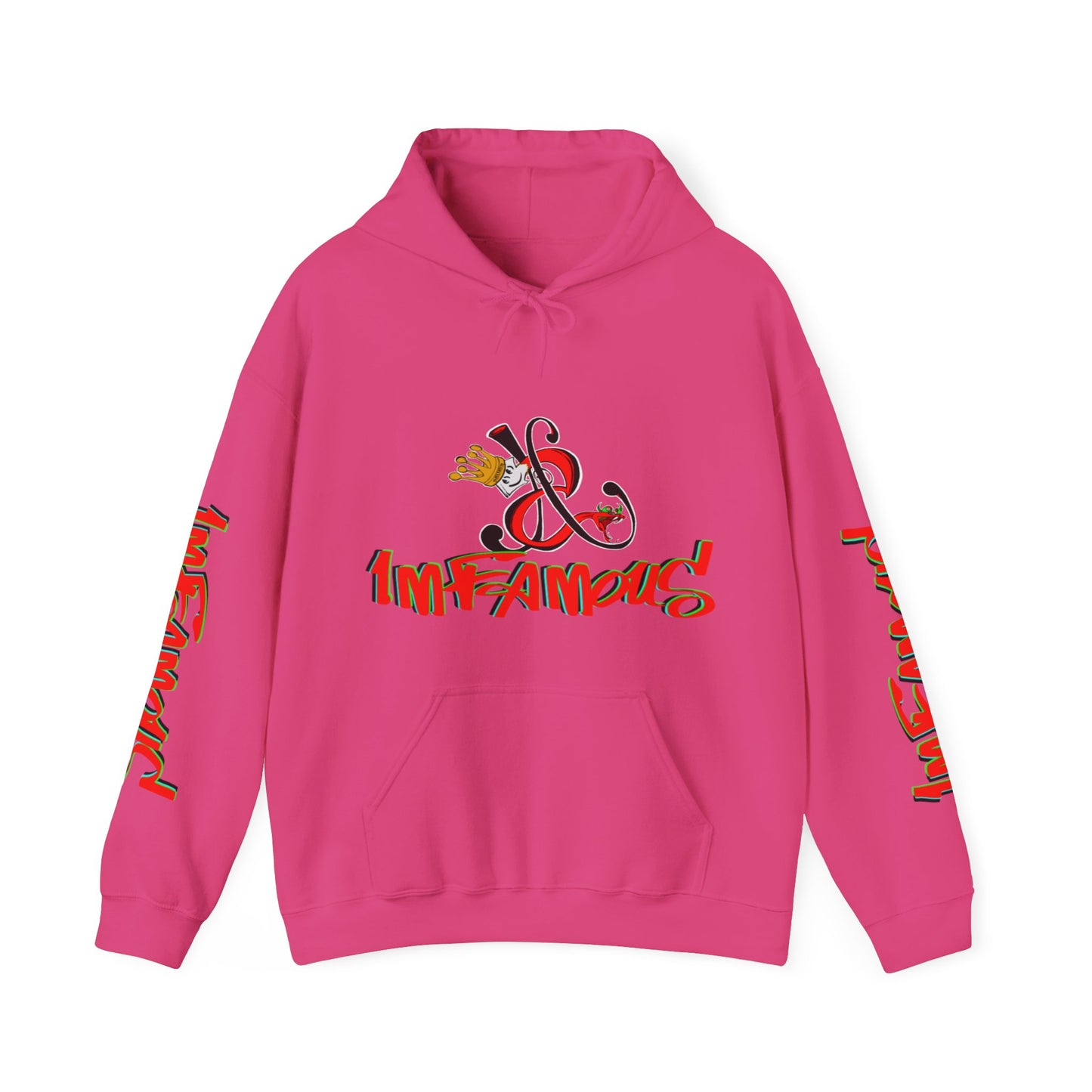 Premium Hooded Sweatshirt - Imfamous Devils Food Cupcake Design