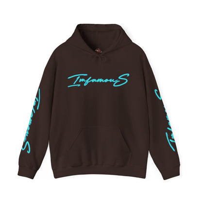Premium Hooded Sweatshirt - Imfamous Golden Moose Knuckles Design