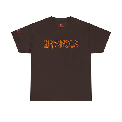 Imfamous Devils Food Cupcake Zombie attack Graphic Tee - Fun Casual Wear, Unisex T-Shirt for Food Lovers, Halloween fun gift