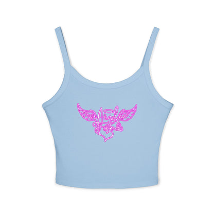 Angel Wings Tank Top, Trendy Spaghetti Strap Top for Festivals, Cute Summer Outfits, Gift for Her, Casual Wear