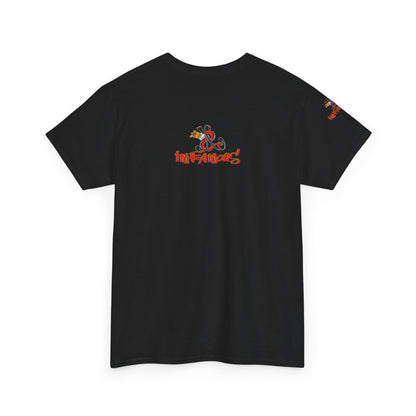 Unisex Heavy Cotton Tee Imfamous unicorn design