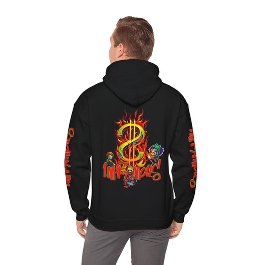 Premium graphic Hoodie - Imfamous halloween Design
