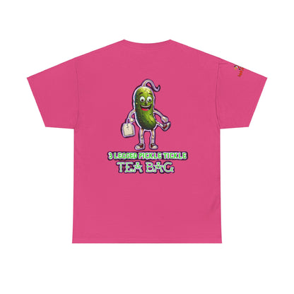 Premium Graphic T-shirt - Imfamous 3 Legged Pickle Tickle Tea Bag Design