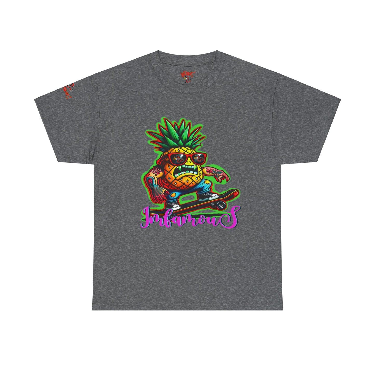 Camiseta gráfica premium - Imfamous Pineapple skater