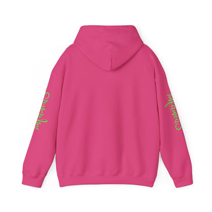 Sudadera con capucha - Diseño de piña volando sobre unicornio