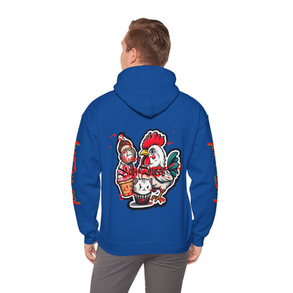 Sudadera con capucha con el famoso diseño de Bad Pussy Cat - Unisex