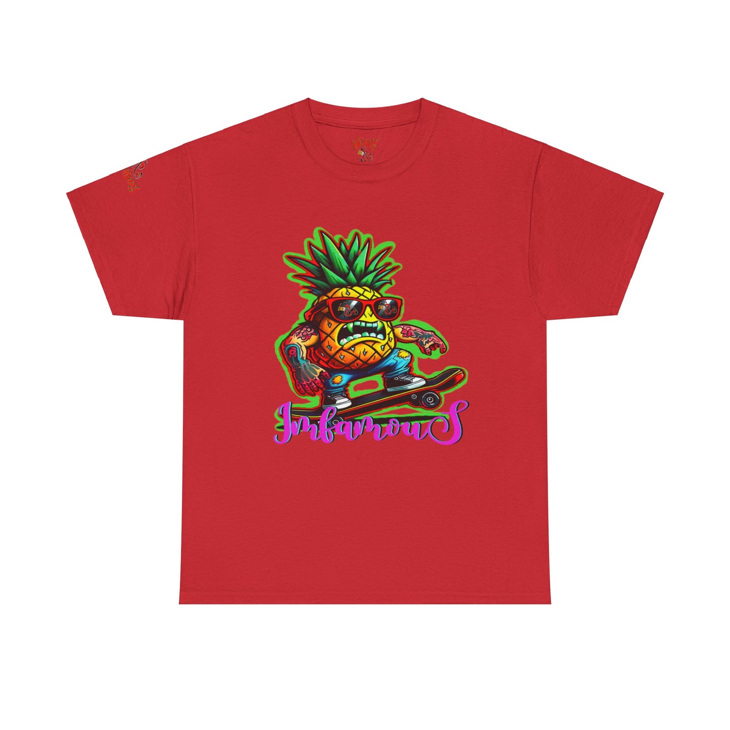 Camiseta gráfica premium - Imfamous Pineapple skater