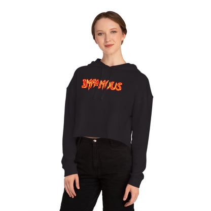 Cropped Hoodie Imfamous Women's Crop Top Sweatshirt
