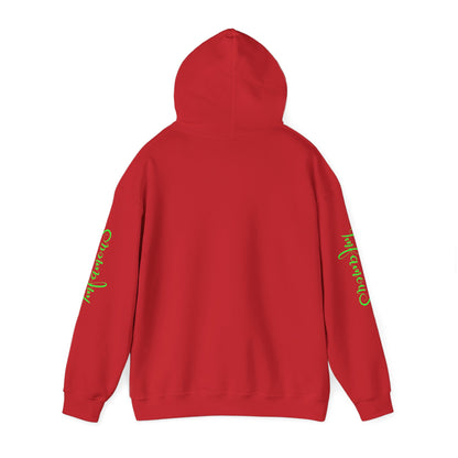 Sudadera con capucha - Diseño de piña volando sobre unicornio