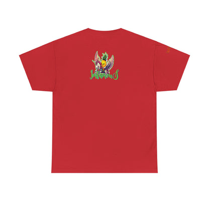 Graphic Tee Unipineapple Flying on Unicorn Heavy Cotton T-shirt