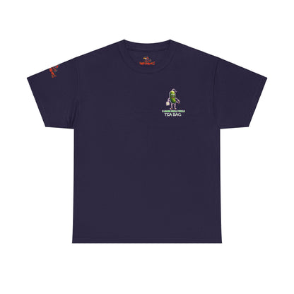 Premium Graphic T-shirt - Imfamous 3 Legged Pickle Tickle Tea Bag Design