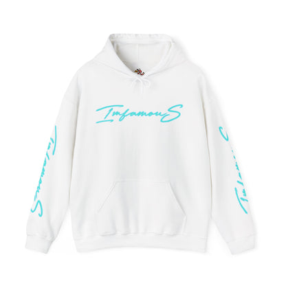 Premium Hooded Sweatshirt - Imfamous Golden Moose Knuckles Design