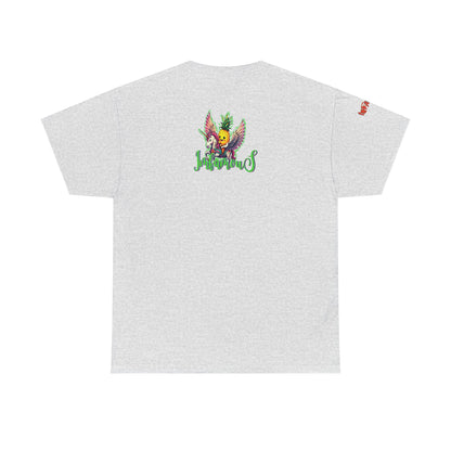Graphic Tee Unipineapple Flying on Unicorn Heavy Cotton T-shirt