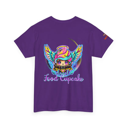 Unisex Heavy Cotton Tee - Imfamous Angel Food Cupcake Design #4