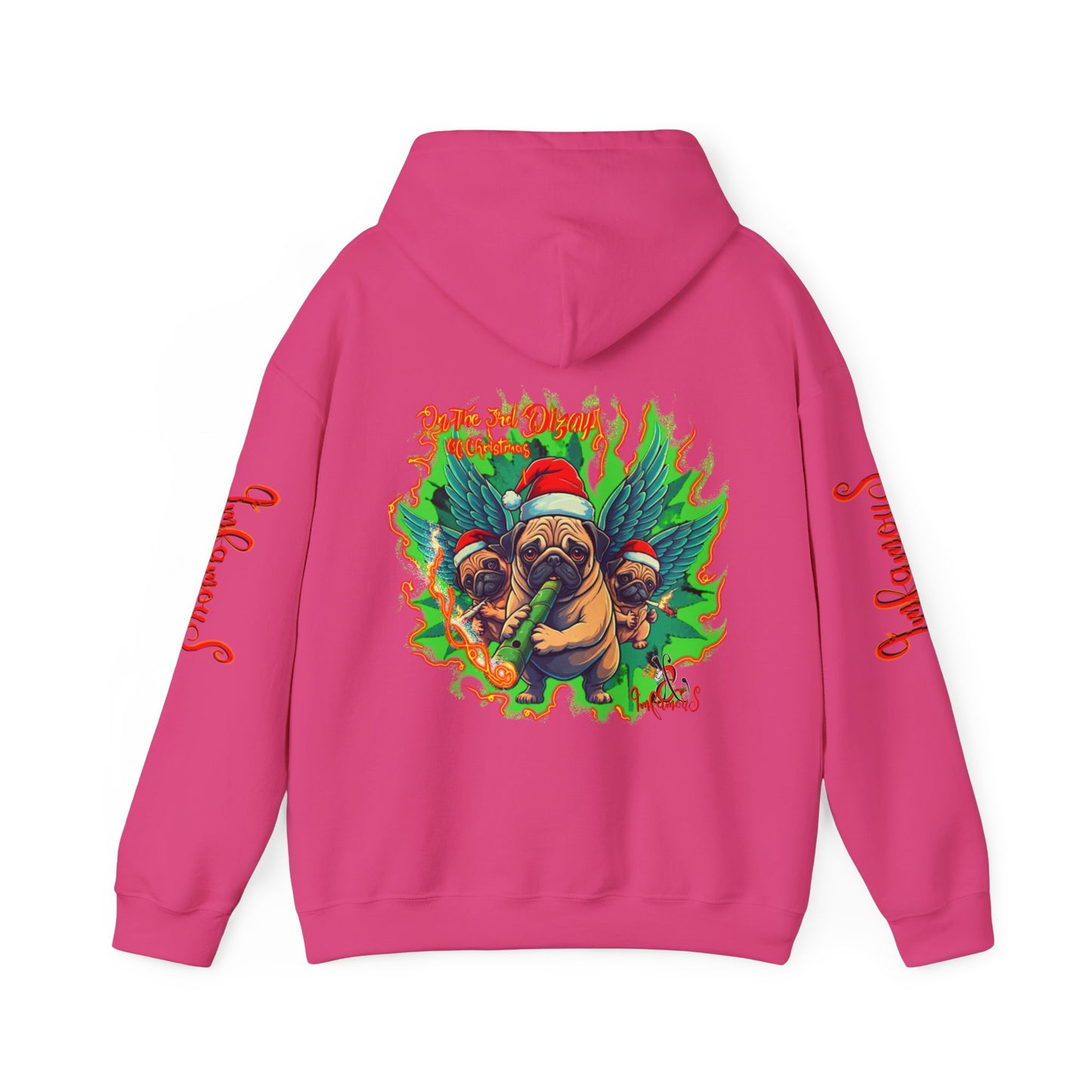 Premium hooded sweatshirt- Imfamous Pug Life