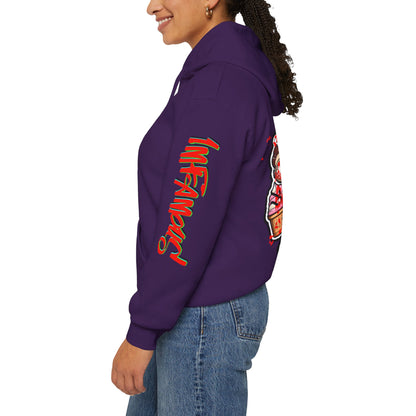 Sudadera con capucha con el famoso diseño de Bad Pussy Cat - Unisex