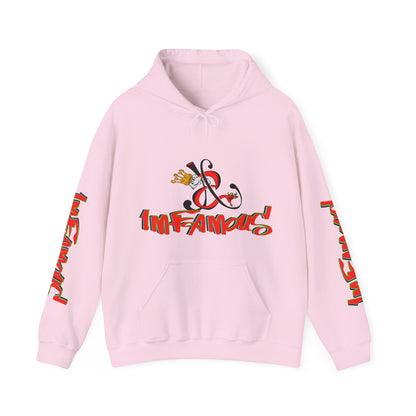 Premium Hooded Sweatshirt - Imfamous Devils Food Cupcake Design